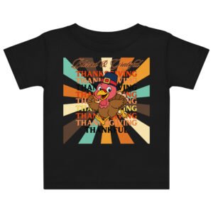 Thanksgiving Blessed, Grateful and Thankful Baby T-Shirt