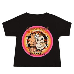 Blessed, Grateful and Thankful Baby Short Sleeve T-Shirt