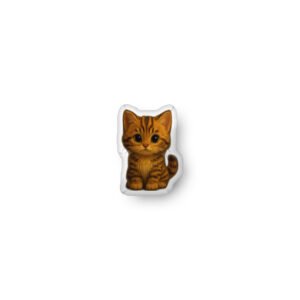 tiger stripes cat custom shaped pillow