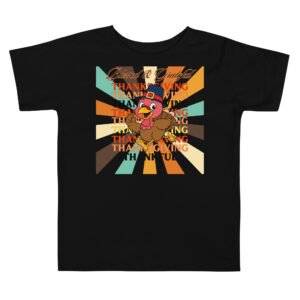 Blessed,Grateful and Thankful Toddler Short Sleeve Tee