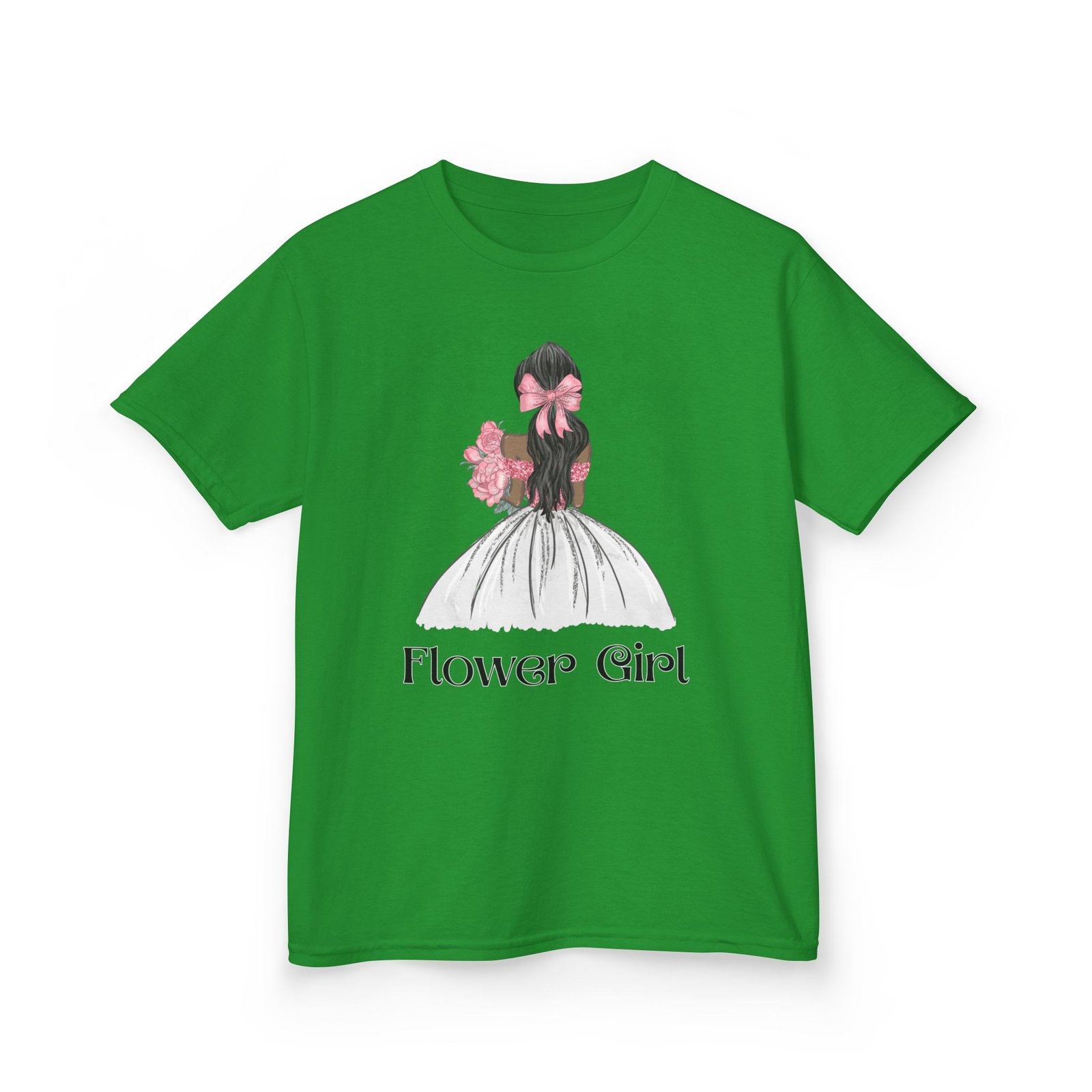 Flower Girl Kids Tee, Cute Floral T-Shirt for Flower Girls, Wedding Apparel, Toddler Gift, Birthday Outfit, Spring Fling Top - Image 43