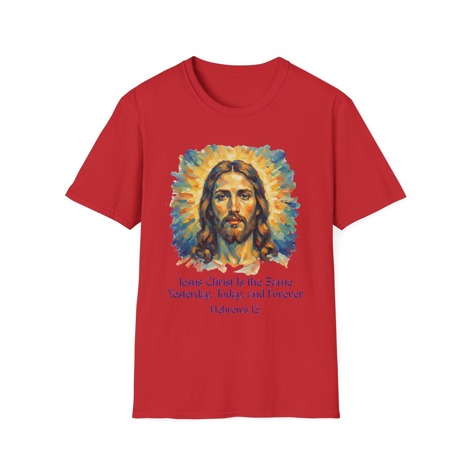 Jesus Christ Graphic Tee, Unisex Softstyle T-Shirt, Faith Apparel, Inspirational Gift, Religious Top - Image 41
