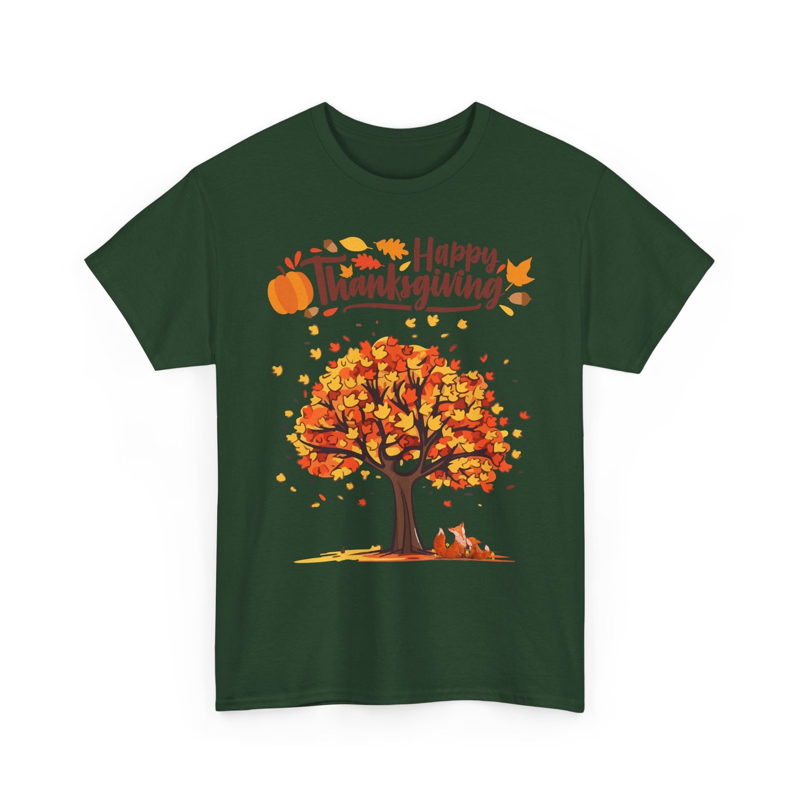 Thanksgiving Tree Tee, Autumn Shirt, Fall Apparel, Family Gathering Top, Seasonal Wear, Thanksgiving Gift - Image 39