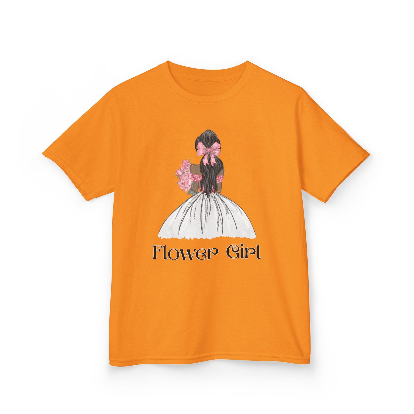 Flower Girl Kids Tee, Cute Floral T-Shirt for Flower Girls, Wedding Apparel, Toddler Gift, Birthday Outfit, Spring Fling Top - Image 11
