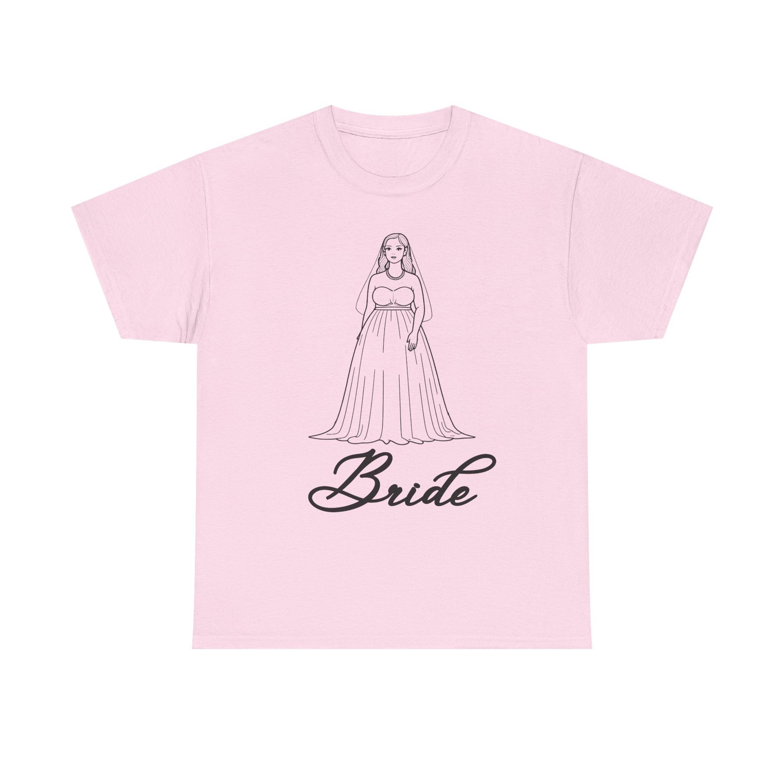Bride Graphic Tee, Wedding Gift Shirt, Bridal Party Outfit, Engagement Celebration Top, Funny Bride Apparel, Unisex Heavy Cotton Tee - Image 61