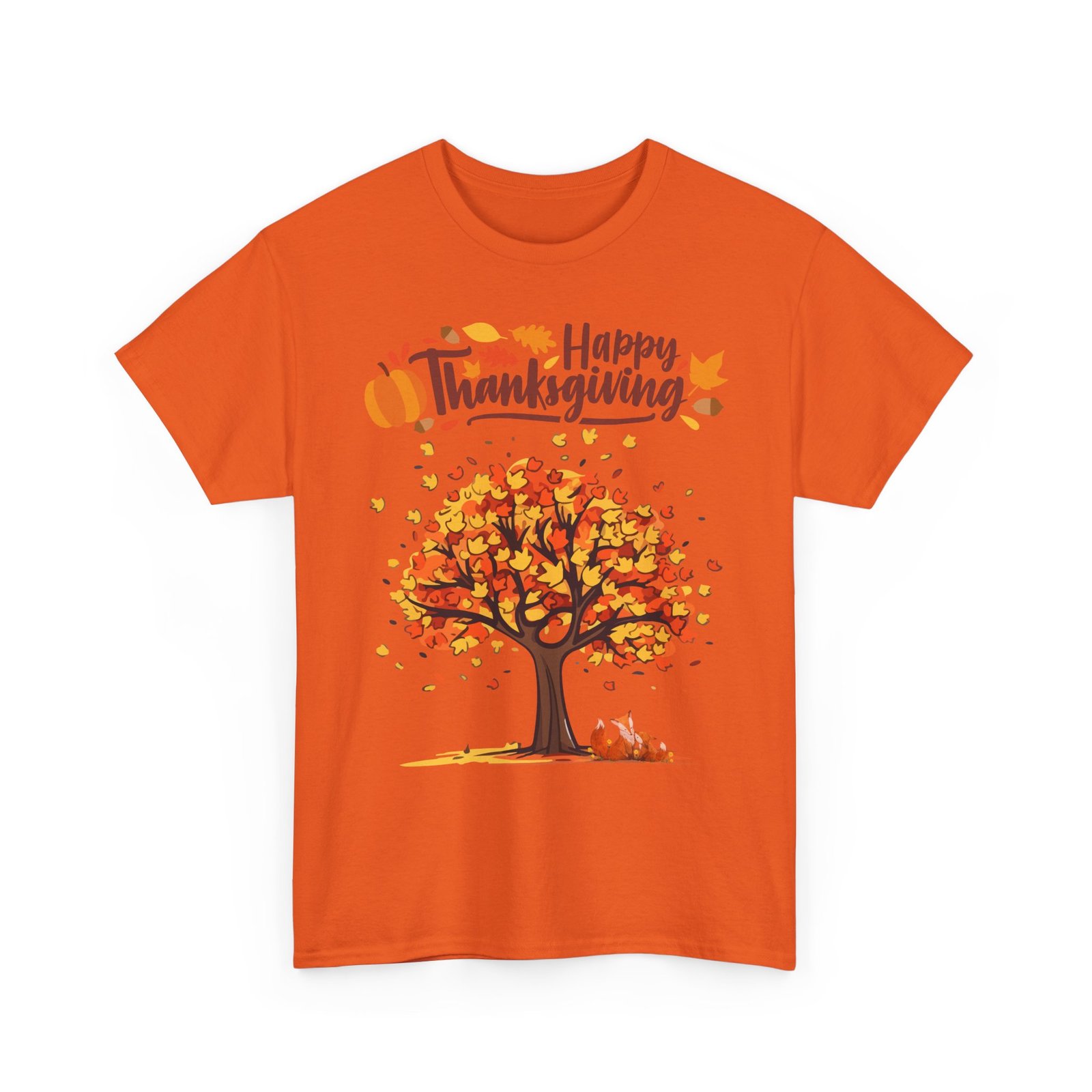 Thanksgiving Tree Tee, Autumn Shirt, Fall Apparel, Family Gathering Top, Seasonal Wear, Thanksgiving Gift - Image 19