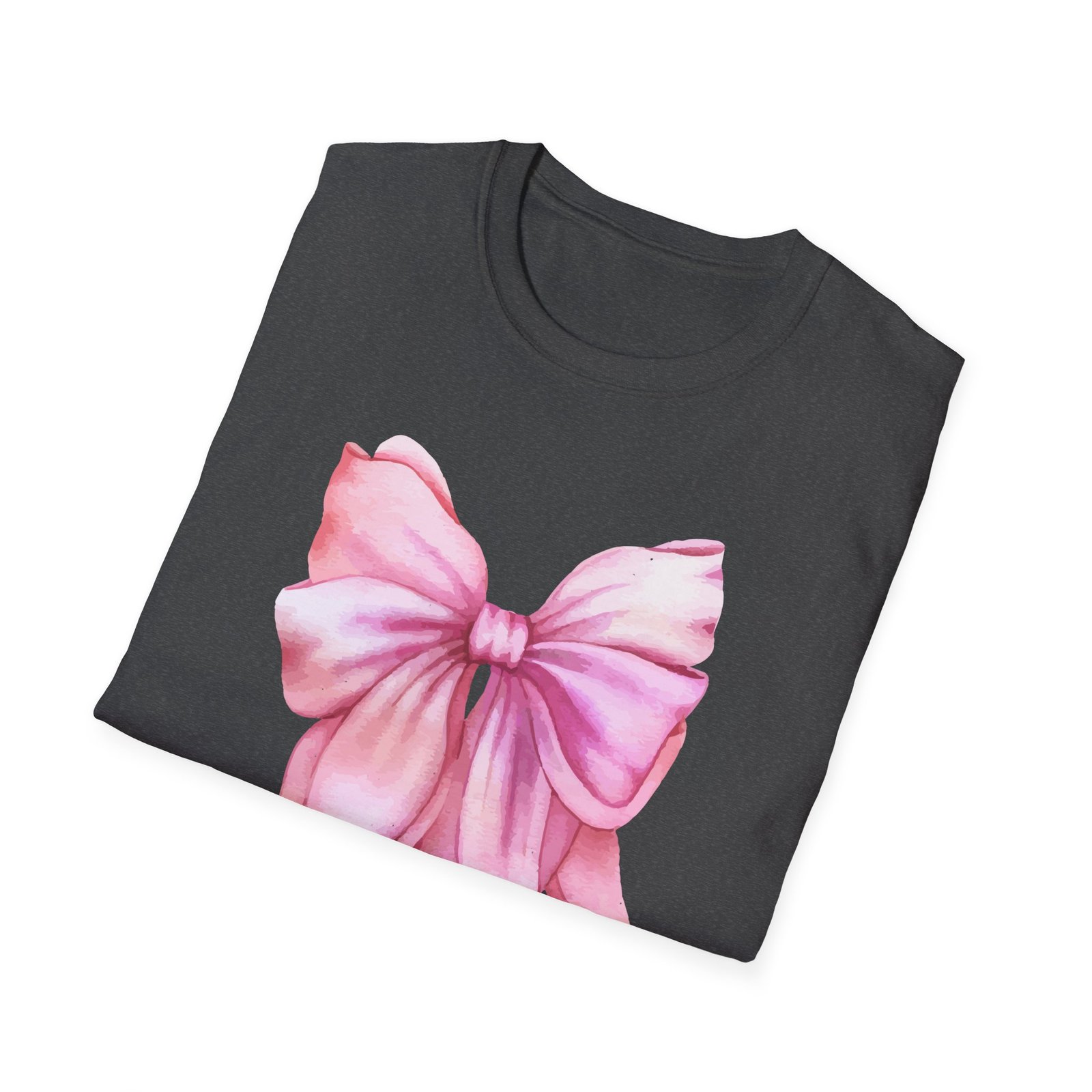 Thankful & Grateful Bow T-Shirt, Unisex Softstyle Tee, Thanksgiving Gift, Fall Apparel, Cute Casual Wear, Gratitude Shirt - Image 28