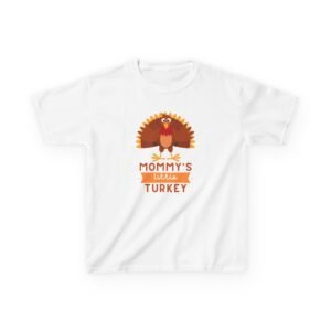 Mommy's Little Turkey Kids Tee - Thanksgiving Gift, Holiday Apparel, Cute Kids Clothing, Family Gathering, Kid's Casual Wear