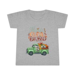 Matching B-Toddler Tee - Cute Green Truck with Fruits and Vegetables - Cozy Fall Vibe, Perfect for Thanksgiving, Autumn Celebrations, Farmhouse [...]