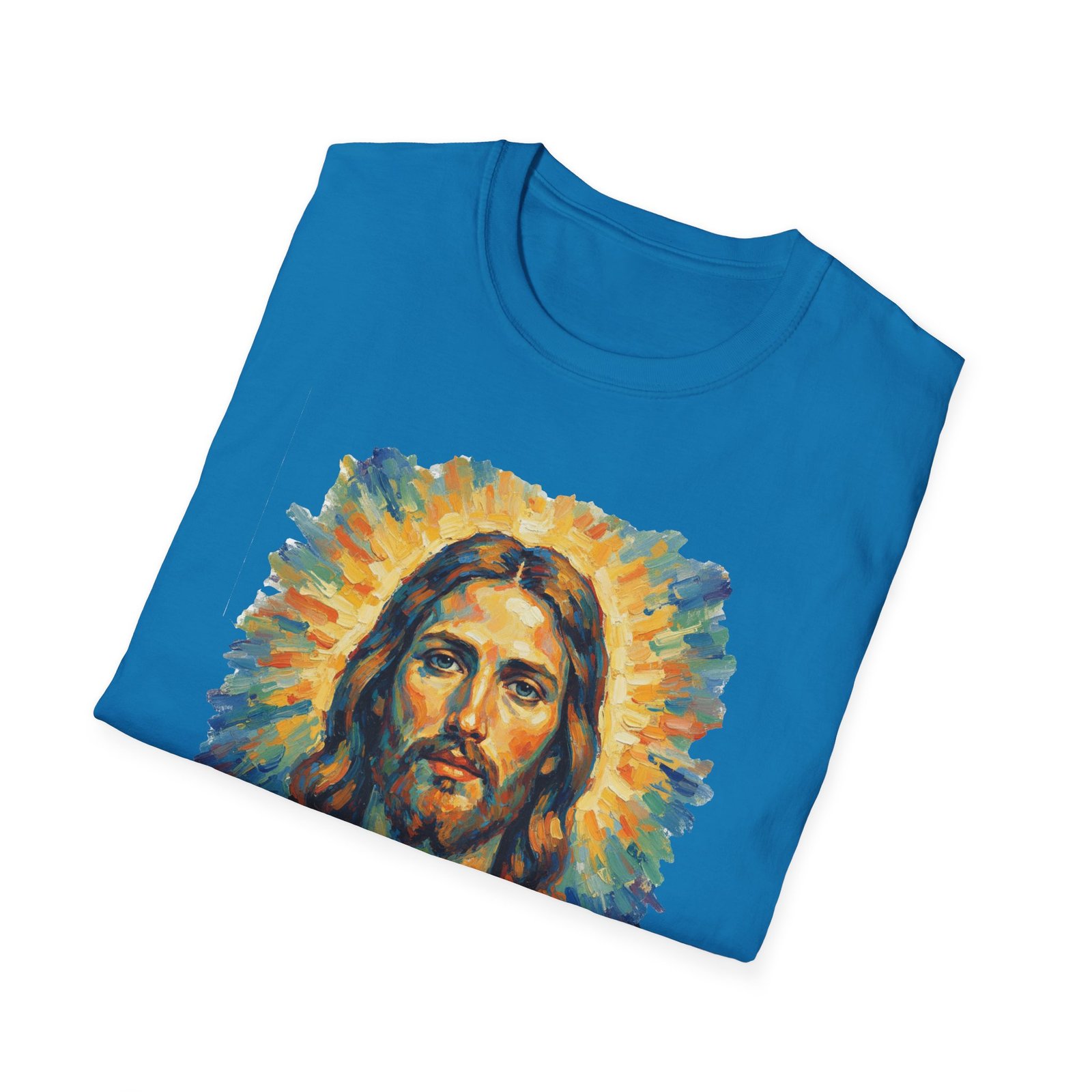 Jesus Christ Graphic Tee, Unisex Softstyle T-Shirt, Faith Apparel, Inspirational Gift, Religious Top - Image 36