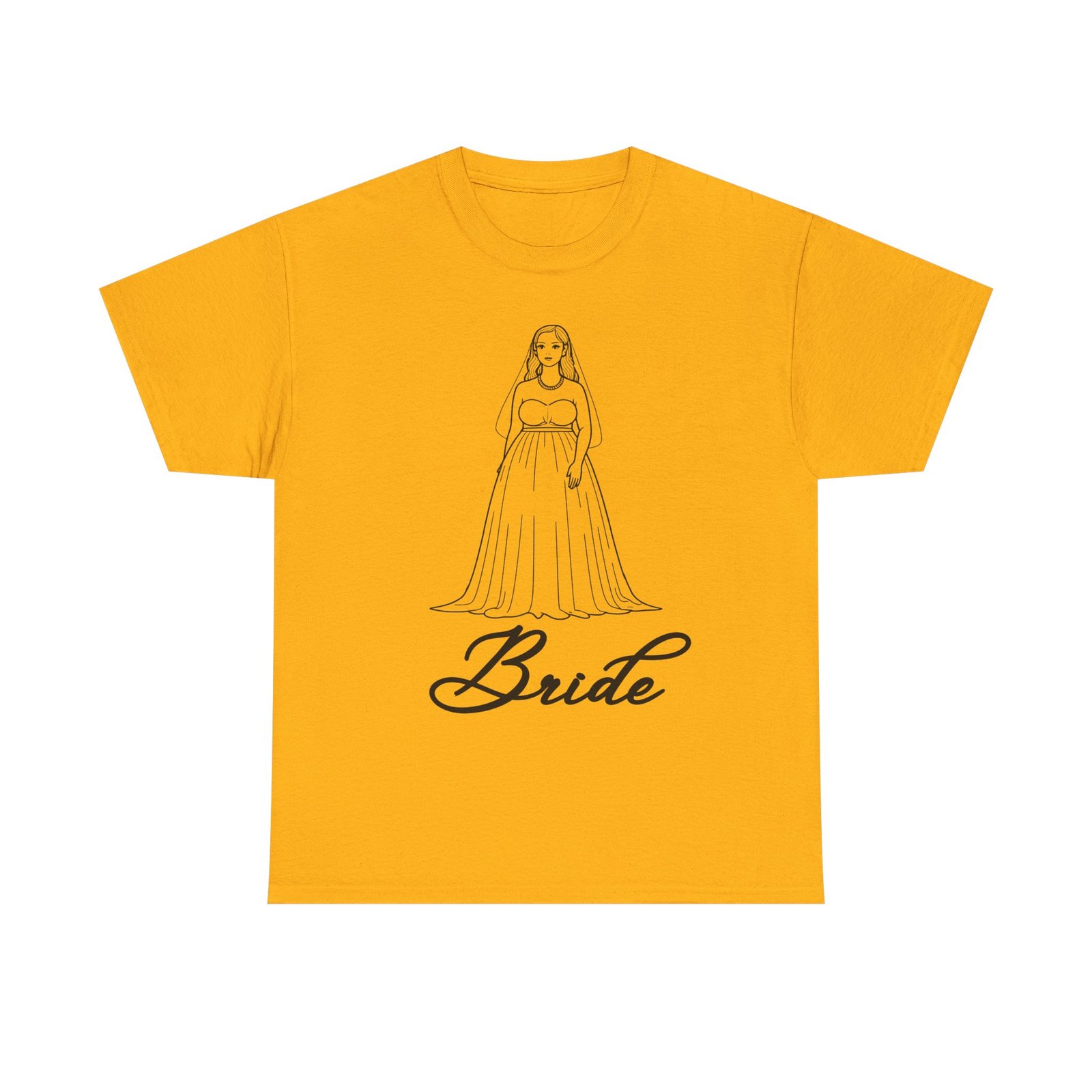 Bride Graphic Tee, Wedding Gift Shirt, Bridal Party Outfit, Engagement Celebration Top, Funny Bride Apparel, Unisex Heavy Cotton Tee - Image 9