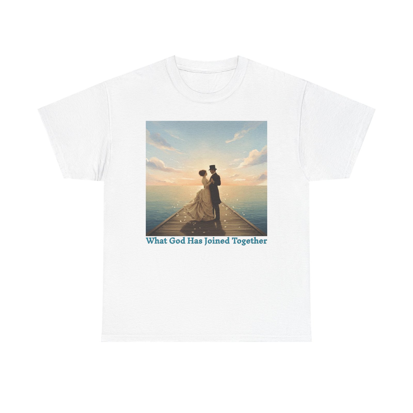 Let Your Light Shine Christian Tee – Romantic Seaside Art Style, Inspirational Unisex Shirt, Faith-Based Gift, Beach Vibes Summer Top