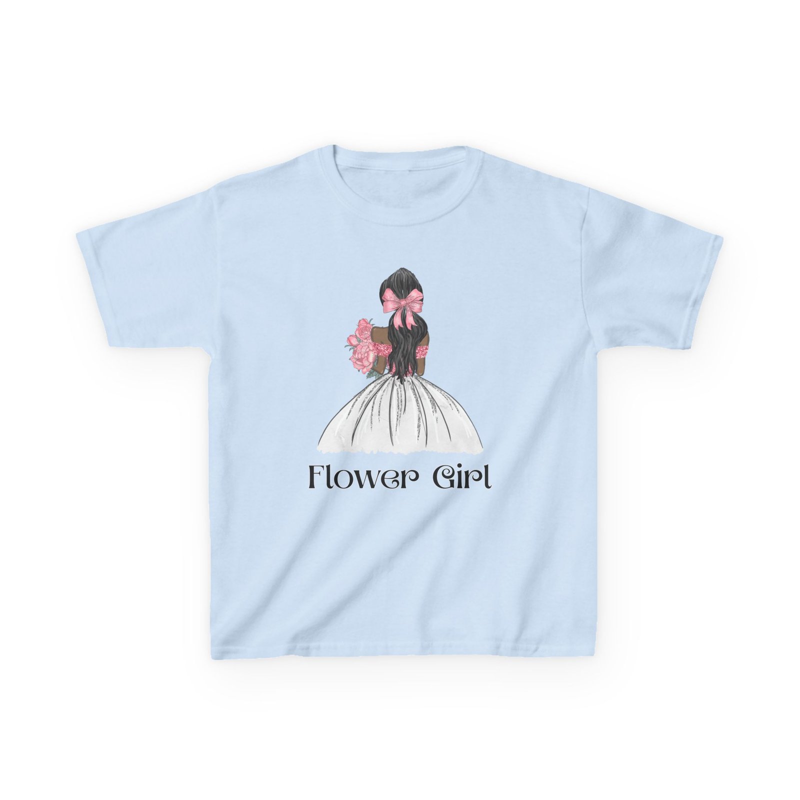 Flower Girl Kids Tee, Cute Floral T-Shirt for Flower Girls, Wedding Apparel, Toddler Gift, Birthday Outfit, Spring Fling Top - Image 49