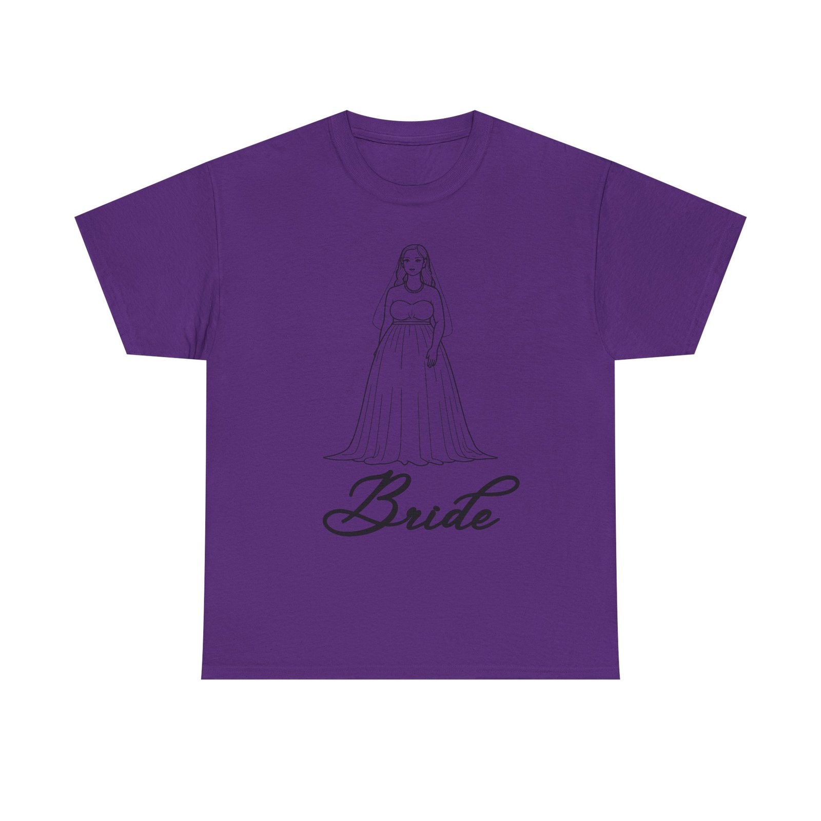 Bride Graphic Tee, Wedding Gift Shirt, Bridal Party Outfit, Engagement Celebration Top, Funny Bride Apparel, Unisex Heavy Cotton Tee - Image 57