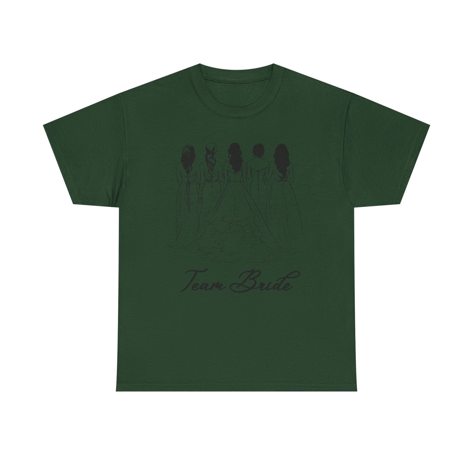 Team Bride Unisex Heavy Cotton Tee - Perfect for Weddings, Bridal Showers, Engagements, Bachelorette Parties, Group Celebrations - Image 33
