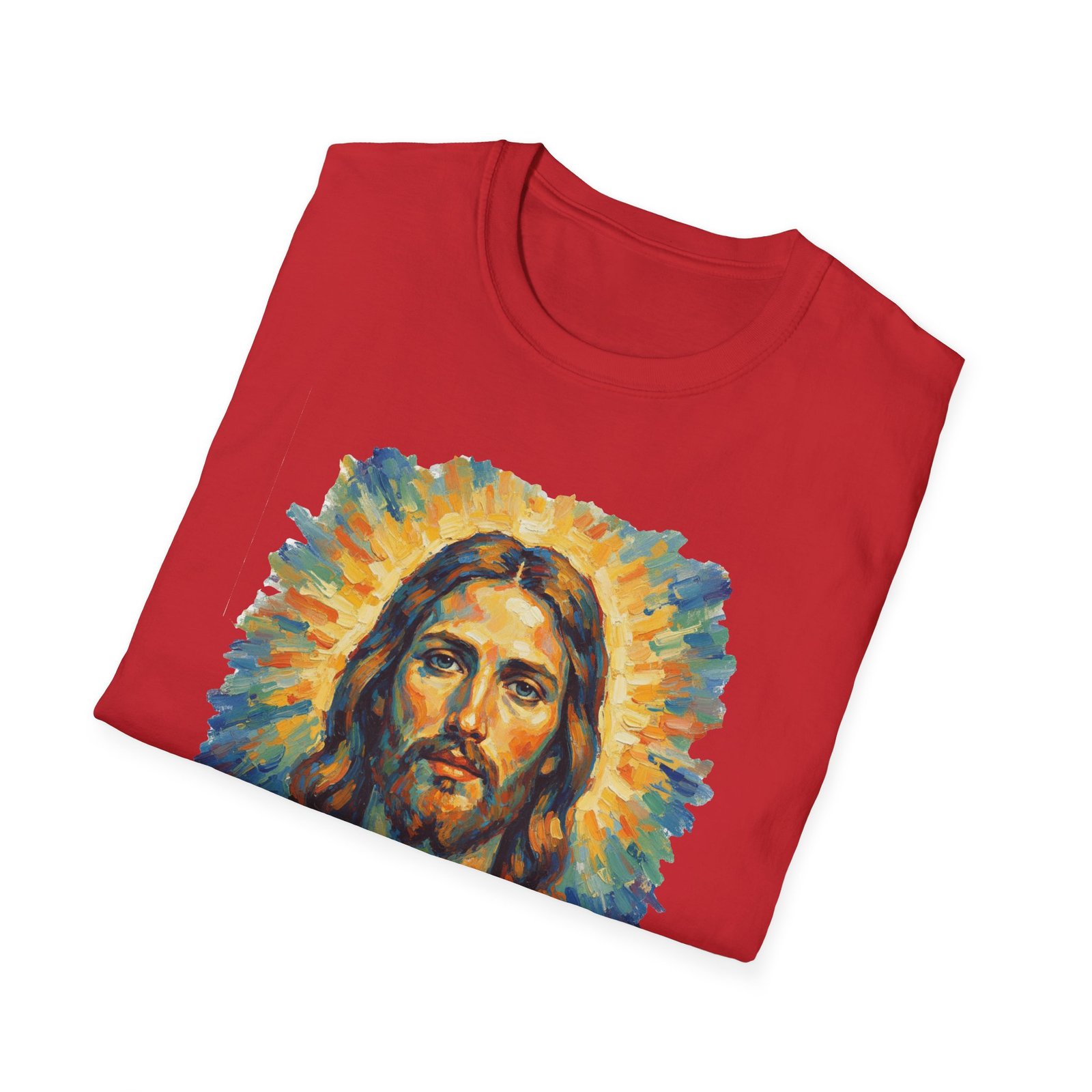 Jesus Christ Graphic Tee, Unisex Softstyle T-Shirt, Faith Apparel, Inspirational Gift, Religious Top - Image 44