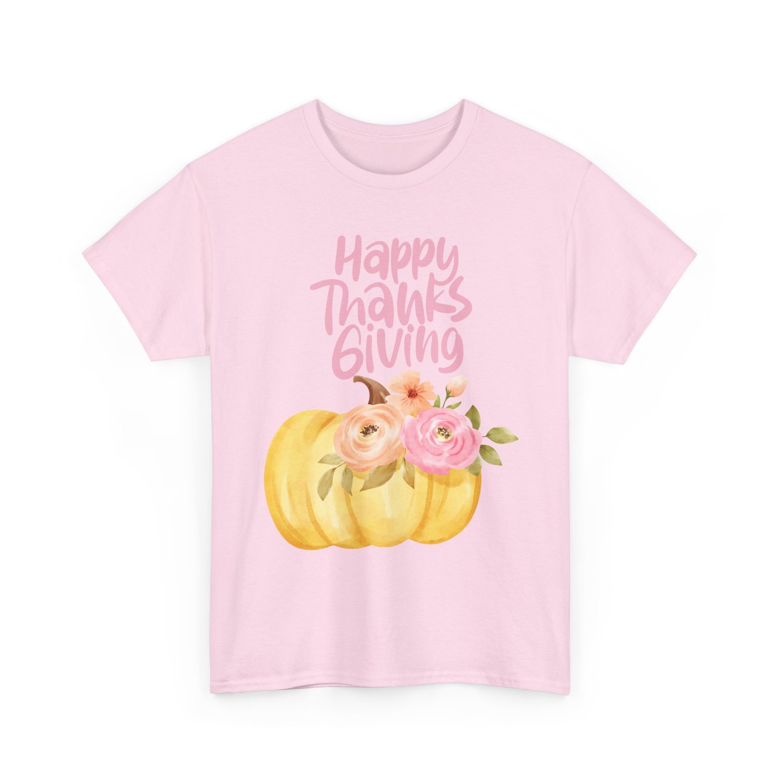 Thanksgiving Floral Tee, Holiday Shirt, Fall Fashion, Gifts for Her, Pumpkin T-Shirt, Autumn Apparel, Friendsgiving Outfit - Image 55
