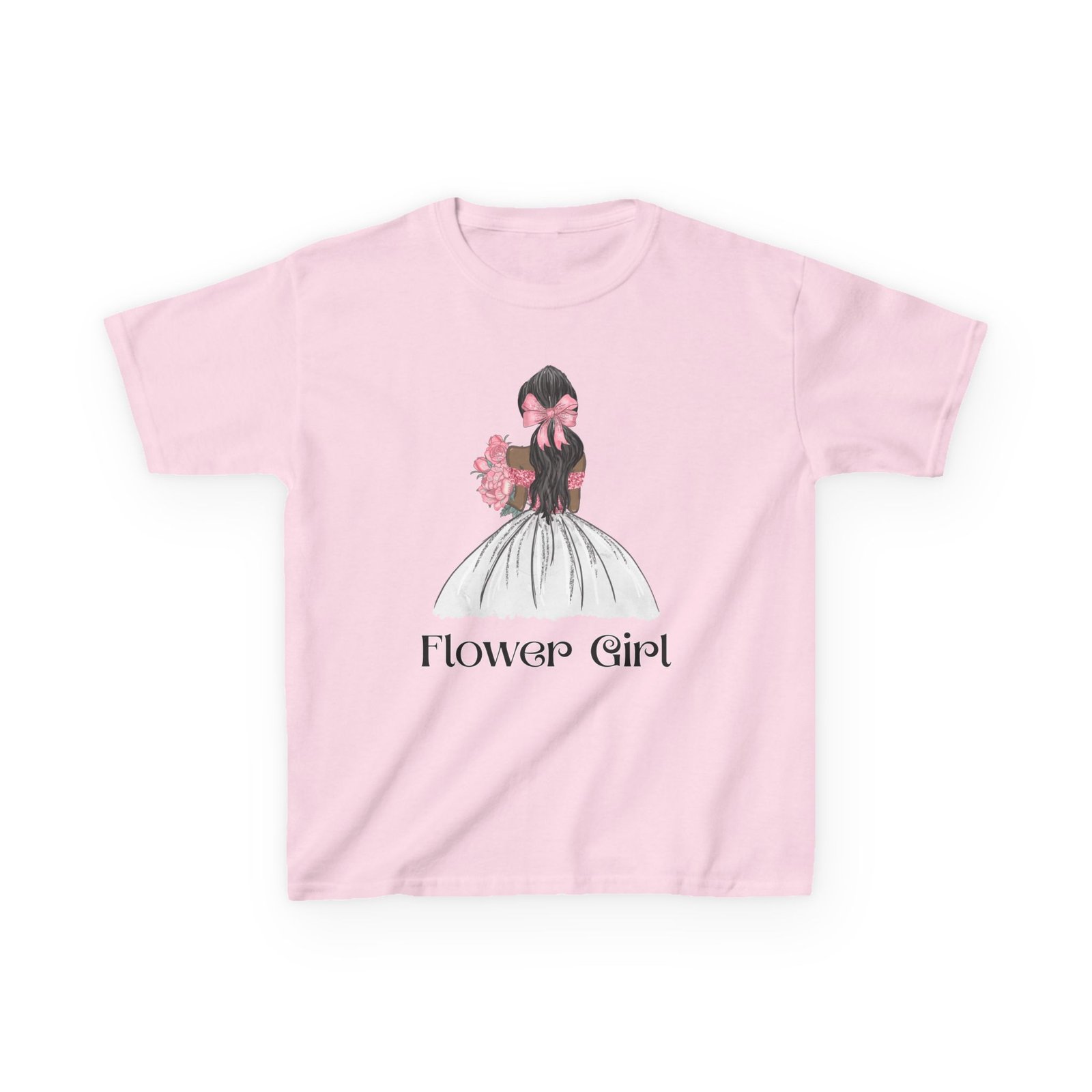 Flower Girl Kids Tee, Cute Floral T-Shirt for Flower Girls, Wedding Apparel, Toddler Gift, Birthday Outfit, Spring Fling Top - Image 69