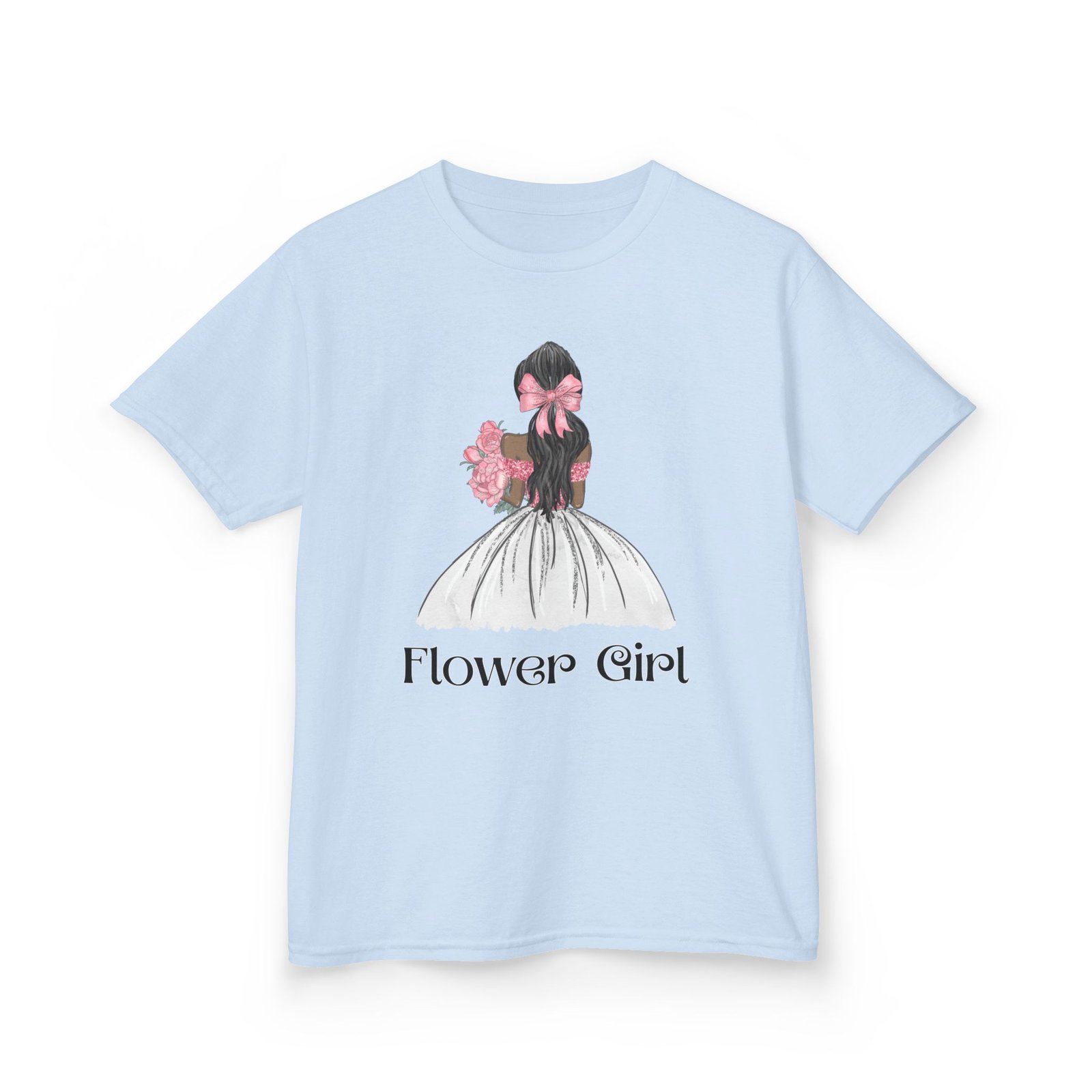 Flower Girl Kids Tee, Cute Floral T-Shirt for Flower Girls, Wedding Apparel, Toddler Gift, Birthday Outfit, Spring Fling Top - Image 51
