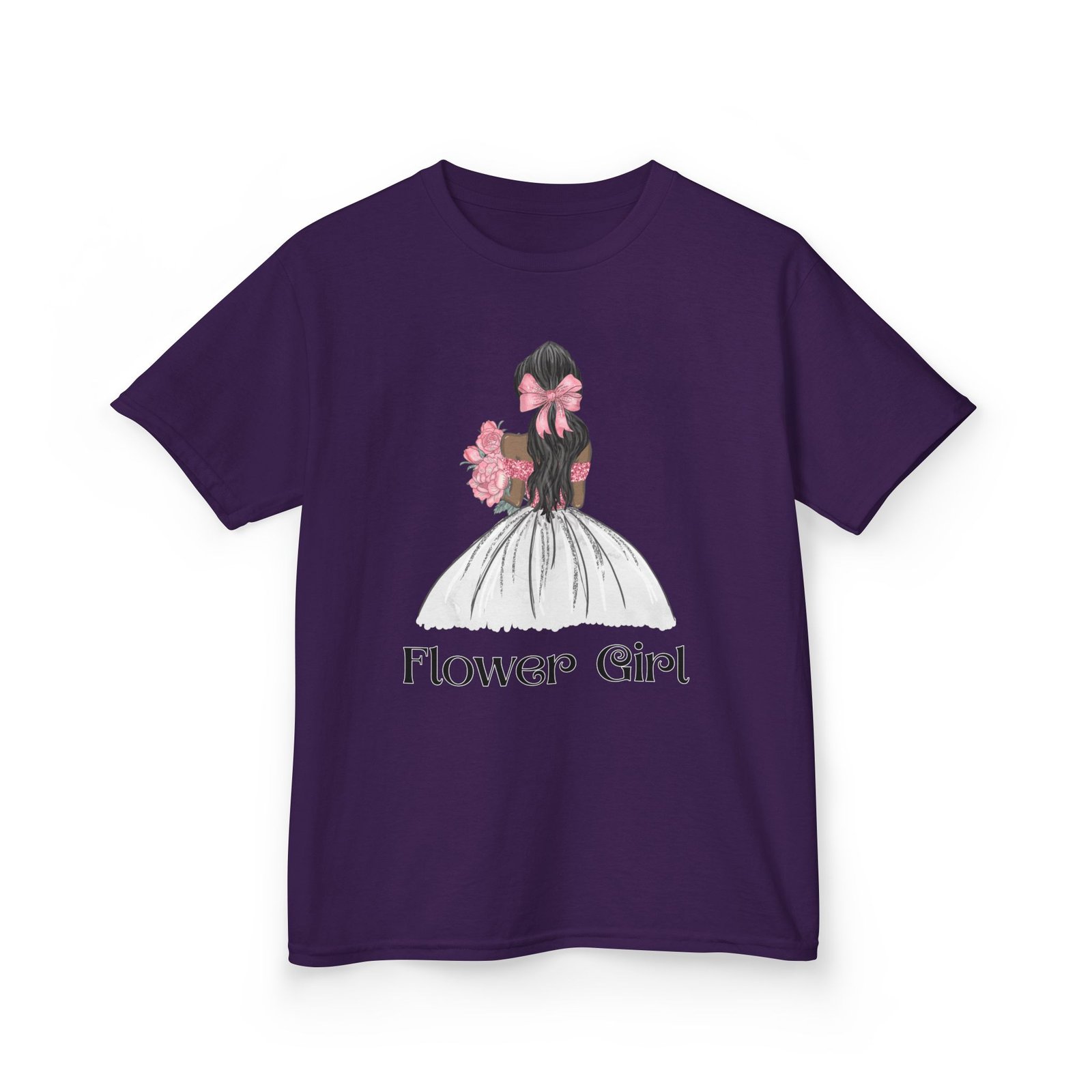 Flower Girl Kids Tee, Cute Floral T-Shirt for Flower Girls, Wedding Apparel, Toddler Gift, Birthday Outfit, Spring Fling Top - Image 67