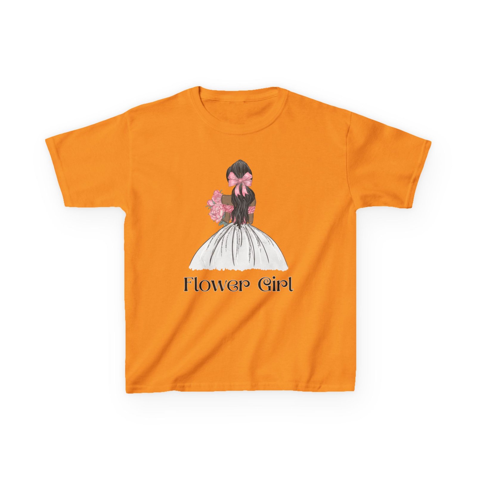 Flower Girl Kids Tee, Cute Floral T-Shirt for Flower Girls, Wedding Apparel, Toddler Gift, Birthday Outfit, Spring Fling Top - Image 9
