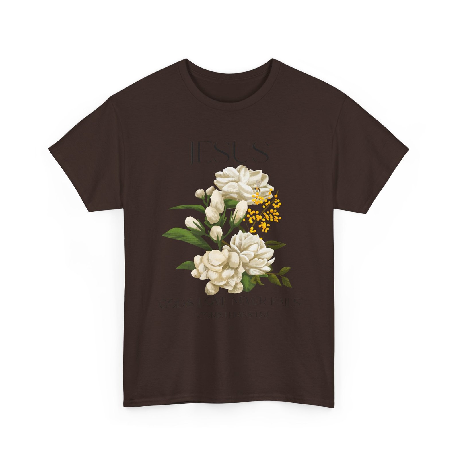 Jesus- God's love never fails-Unisex Heavy Cotton Tee - Image 23
