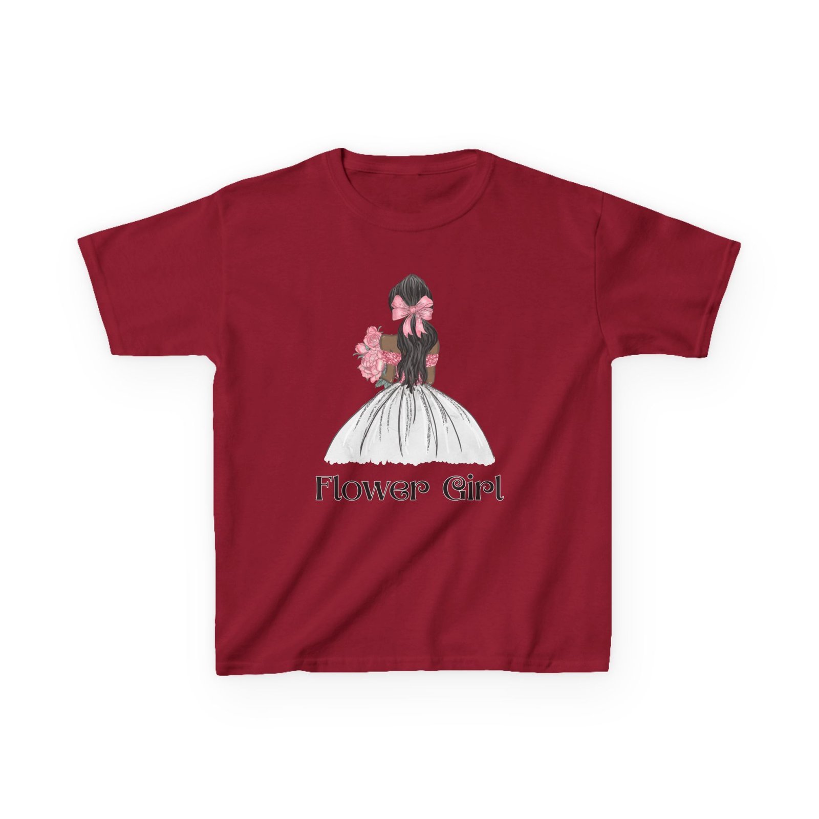 Flower Girl Kids Tee, Cute Floral T-Shirt for Flower Girls, Wedding Apparel, Toddler Gift, Birthday Outfit, Spring Fling Top - Image 81