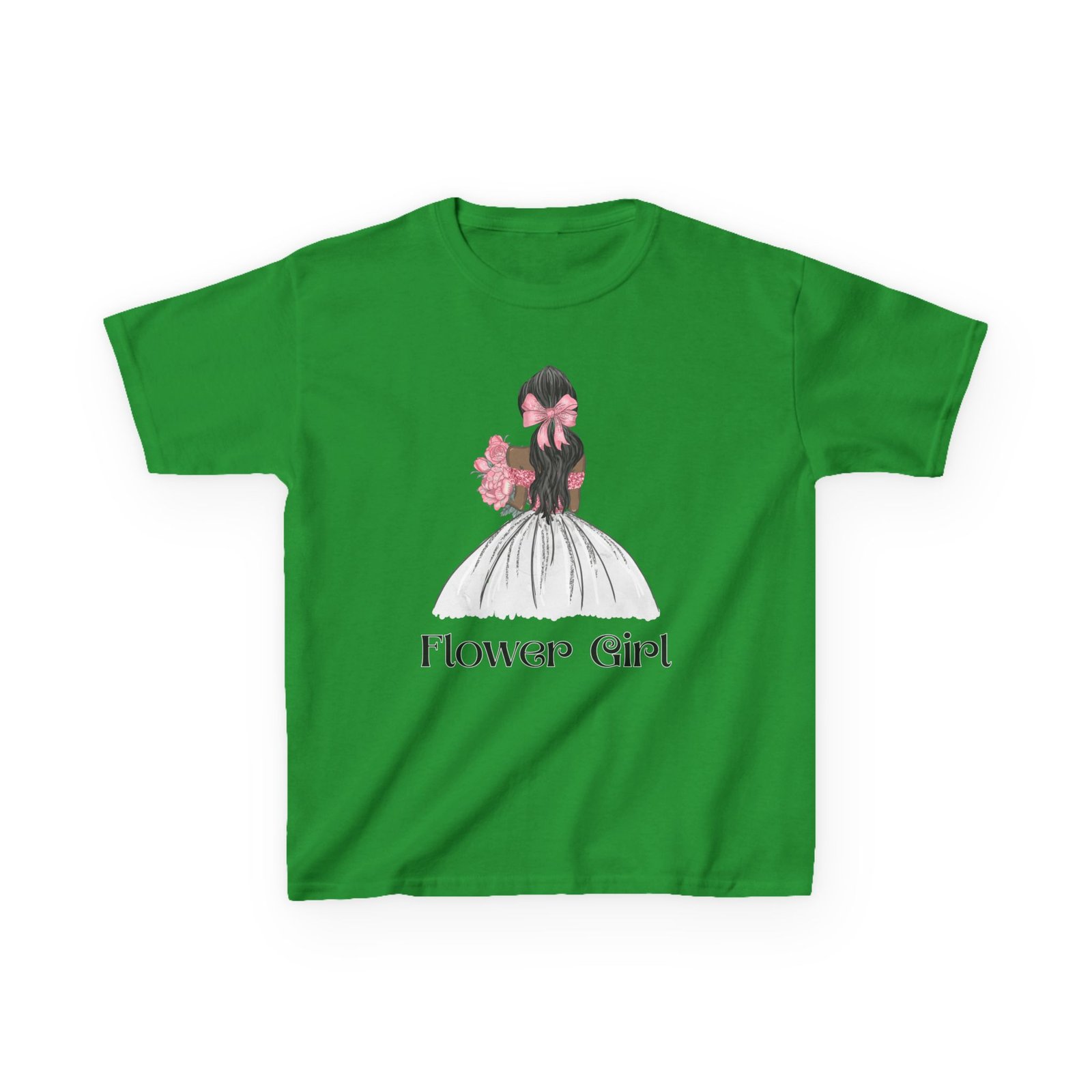 Flower Girl Kids Tee, Cute Floral T-Shirt for Flower Girls, Wedding Apparel, Toddler Gift, Birthday Outfit, Spring Fling Top - Image 41