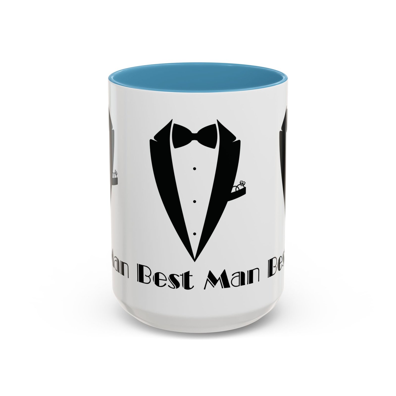 Best Man Accent Coffee Mug 11/15 oz, Groom’s Gift, Wedding Party Favor, Unique Best Man Gift, Black and White Coffee Cup - Image 37
