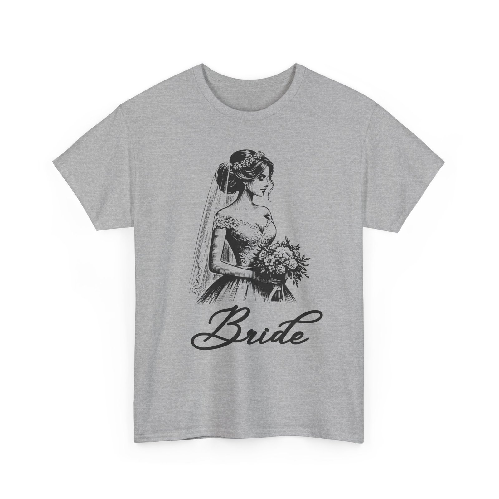 Bride Graphic Tee, Wedding Gift T-Shirt, Bridal Party Apparel, Engagement Celebration Shirt, Bride-to-Be Outfit - Image 11