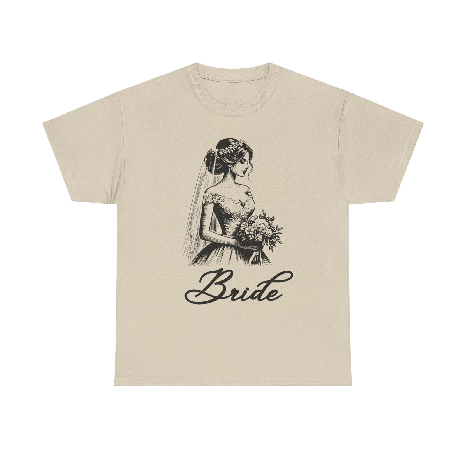 Bride Graphic Tee, Wedding Gift T-Shirt, Bridal Party Apparel, Engagement Celebration Shirt, Bride-to-Be Outfit - Image 5