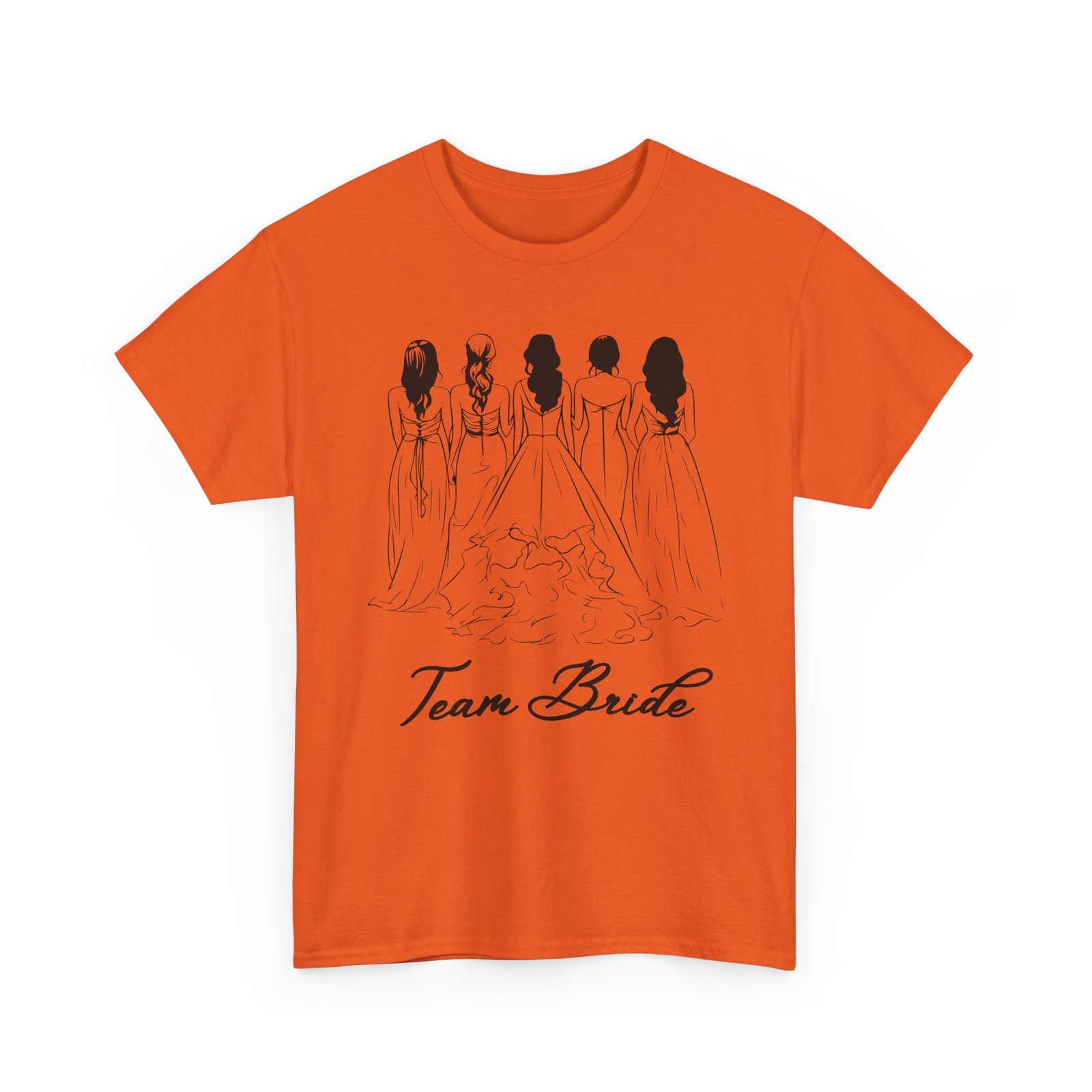 Team Bride Unisex Heavy Cotton Tee - Perfect for Weddings, Bridal Showers, Engagements, Bachelorette Parties, Group Celebrations - Image 15