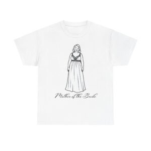 Mother of the Bride Tee, Plus Size Wedding Shirt, Unisex Cotton T-Shirt, Bridal Party Gift, Fun Wedding Day Apparel