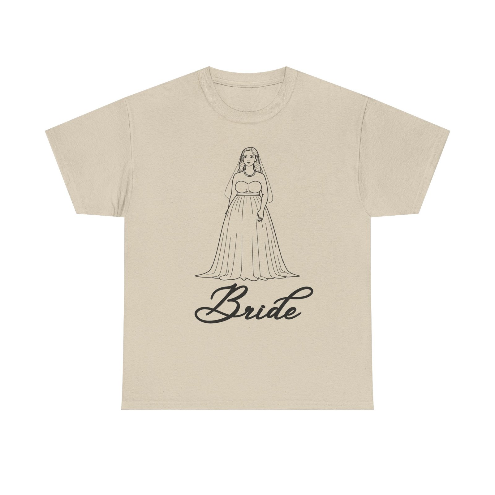Bride Graphic Tee, Wedding Gift Shirt, Bridal Party Outfit, Engagement Celebration Top, Funny Bride Apparel, Unisex Heavy Cotton Tee - Image 5