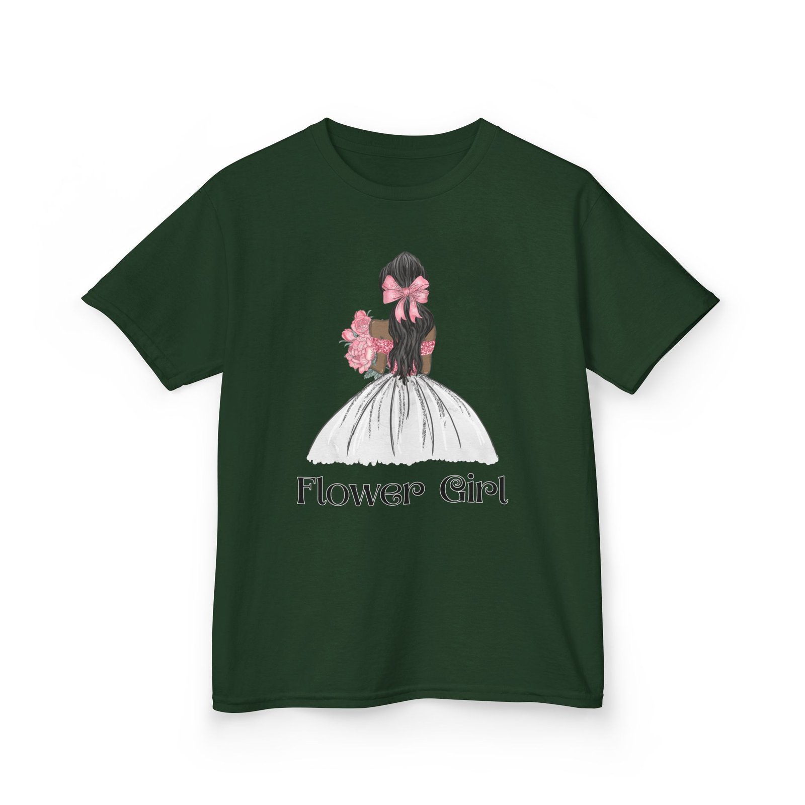 Flower Girl Kids Tee, Cute Floral T-Shirt for Flower Girls, Wedding Apparel, Toddler Gift, Birthday Outfit, Spring Fling Top - Image 39