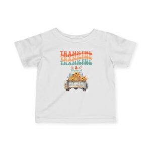 Matching A-Thankful Infant T-Shirt, Cute Baby Tee, Thanksgiving Outfit, Fall Baby Clothing, Holiday Gift for Infants, Seasonal Wear