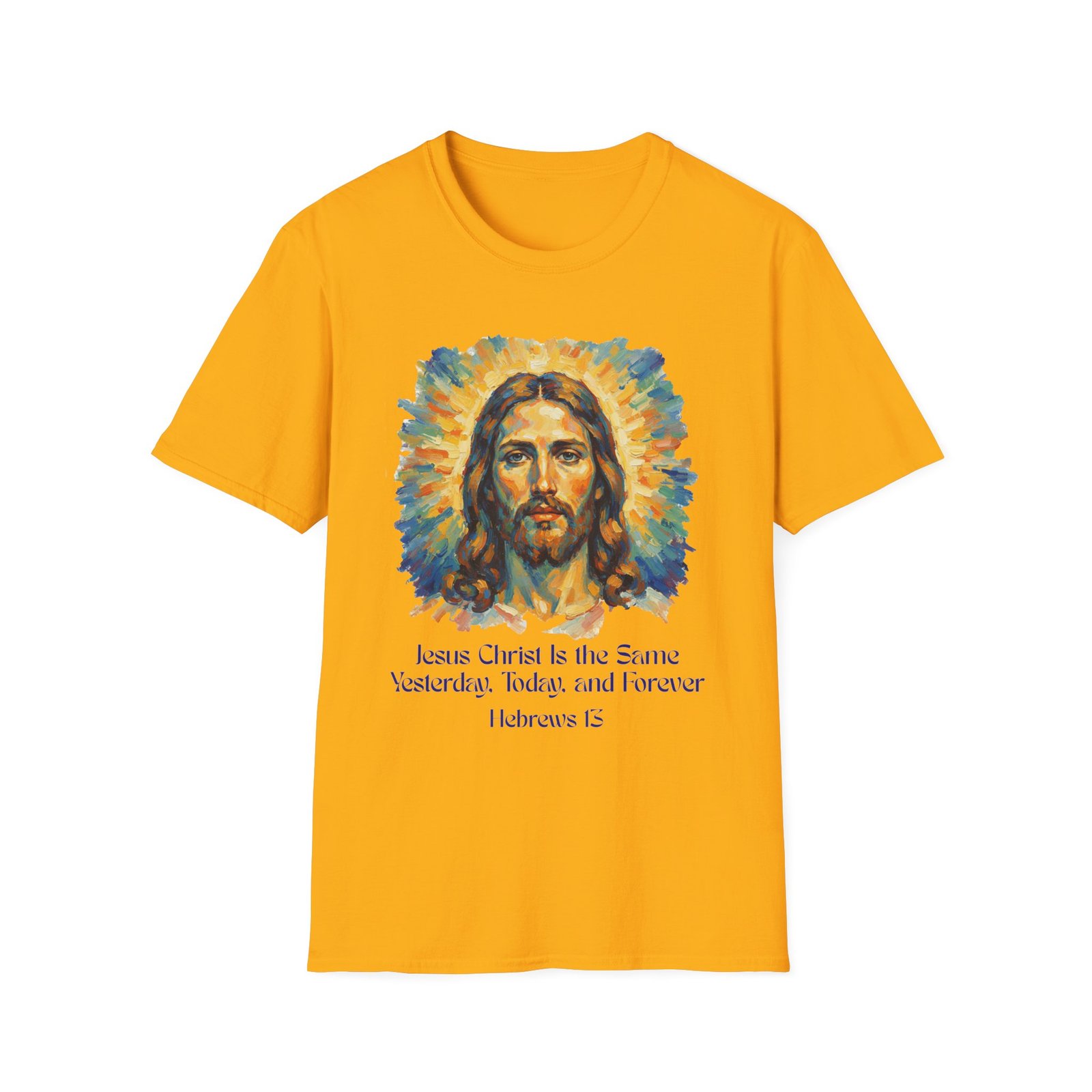 Jesus Christ Graphic Tee, Unisex Softstyle T-Shirt, Faith Apparel, Inspirational Gift, Religious Top - Image 13