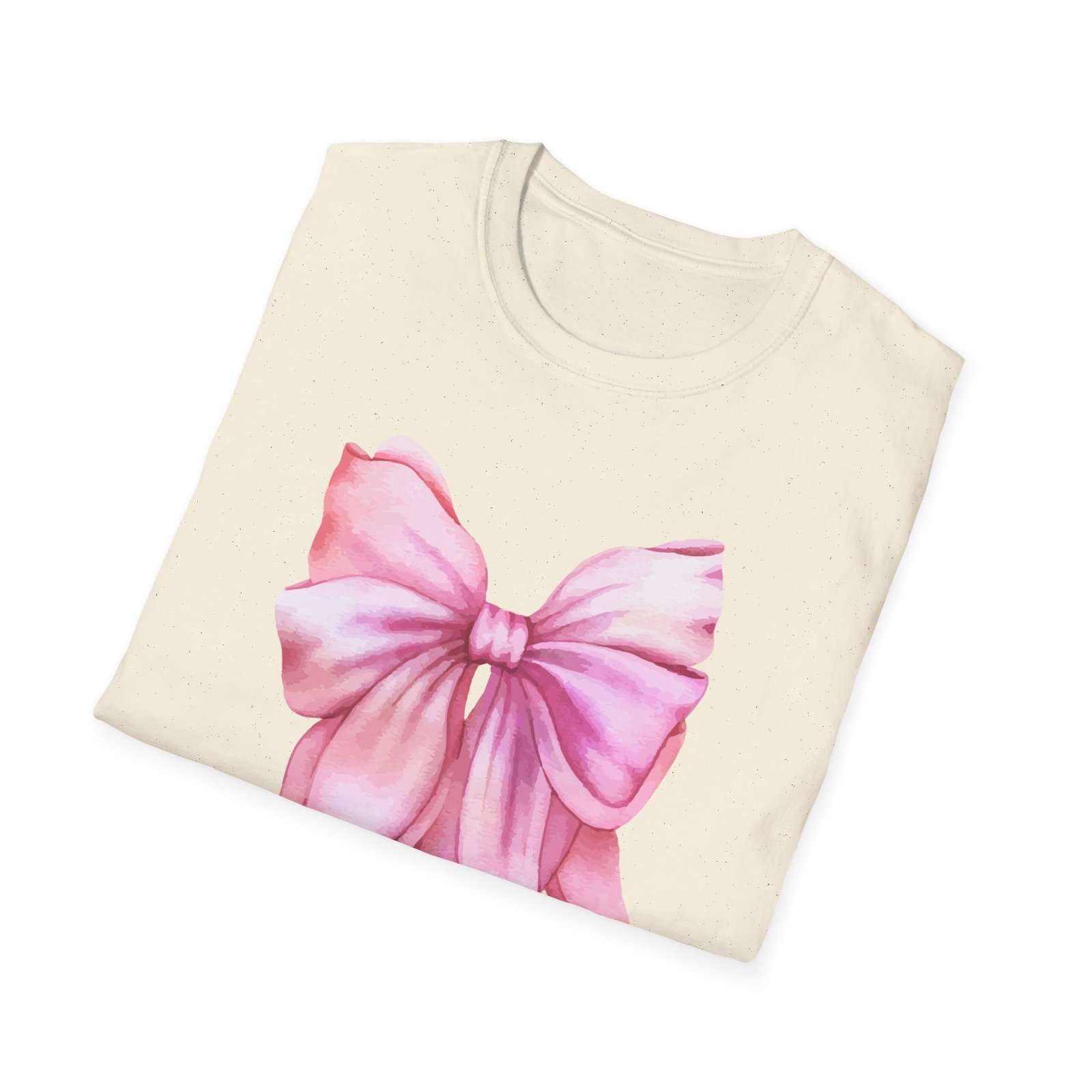 Thankful & Grateful Bow T-Shirt, Unisex Softstyle Tee, Thanksgiving Gift, Fall Apparel, Cute Casual Wear, Gratitude Shirt - Image 20