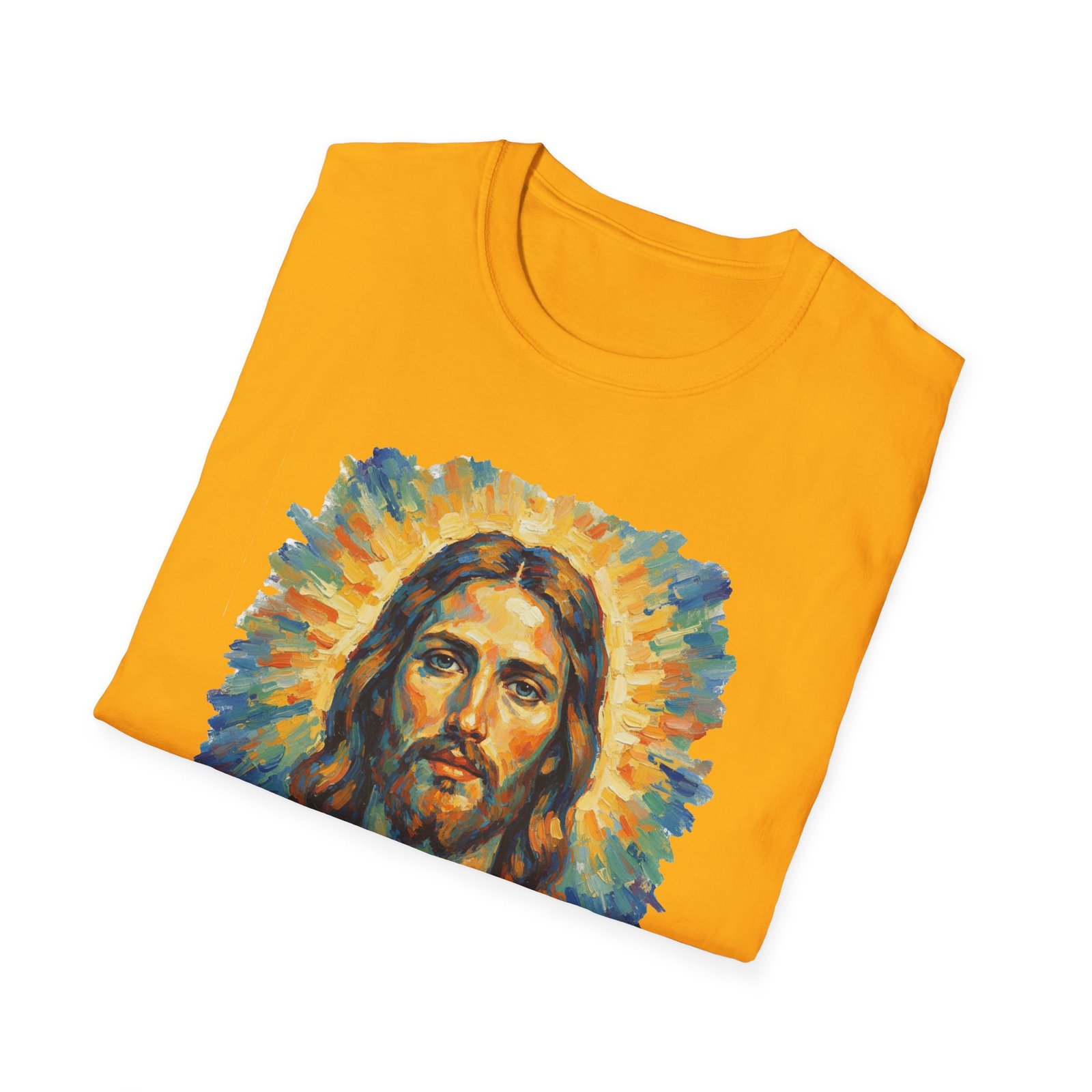 Jesus Christ Graphic Tee, Unisex Softstyle T-Shirt, Faith Apparel, Inspirational Gift, Religious Top - Image 16