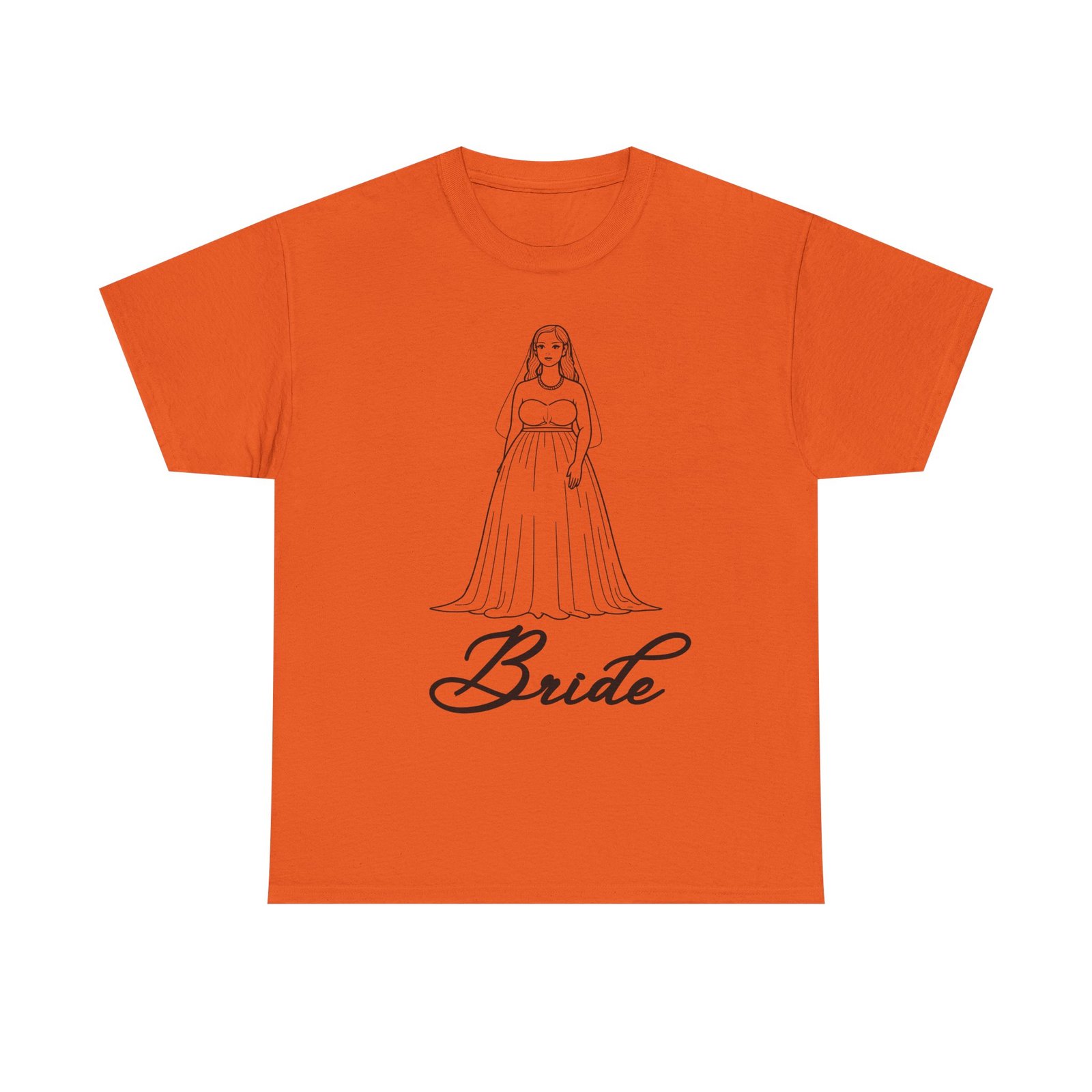Bride Graphic Tee, Wedding Gift Shirt, Bridal Party Outfit, Engagement Celebration Top, Funny Bride Apparel, Unisex Heavy Cotton Tee - Image 13