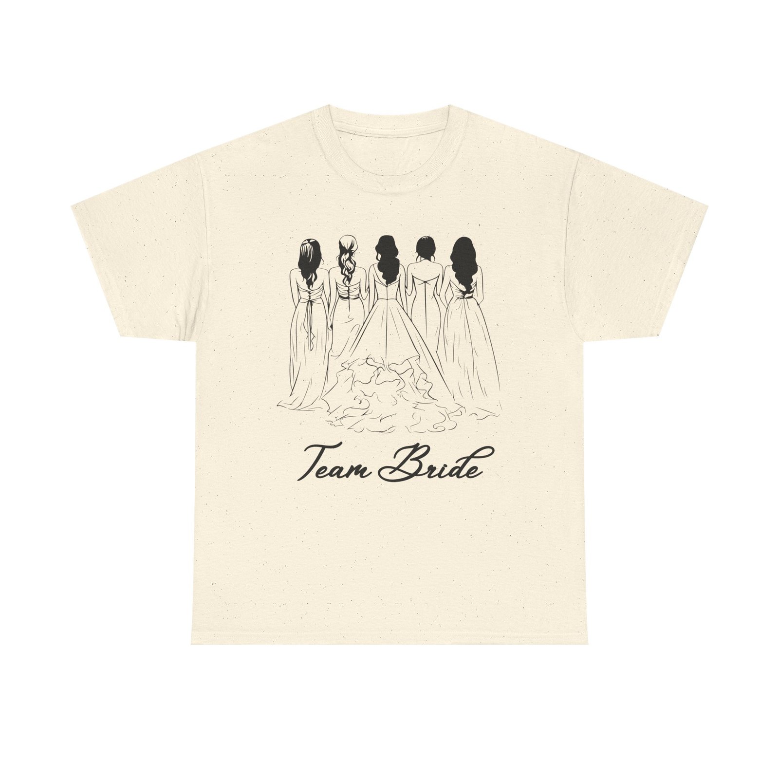 Team Bride Unisex Heavy Cotton Tee - Perfect for Weddings, Bridal Showers, Engagements, Bachelorette Parties, Group Celebrations - Image 25