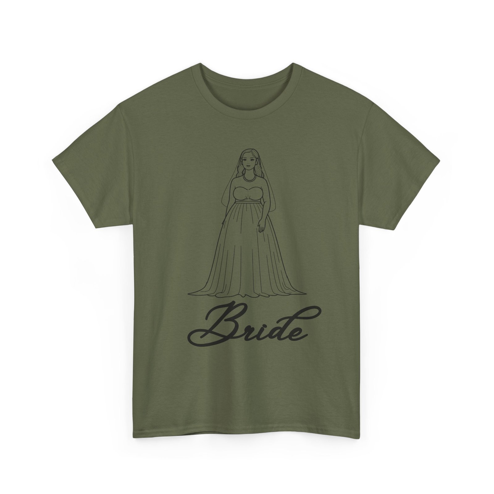 Bride Graphic Tee, Wedding Gift Shirt, Bridal Party Outfit, Engagement Celebration Top, Funny Bride Apparel, Unisex Heavy Cotton Tee - Image 31
