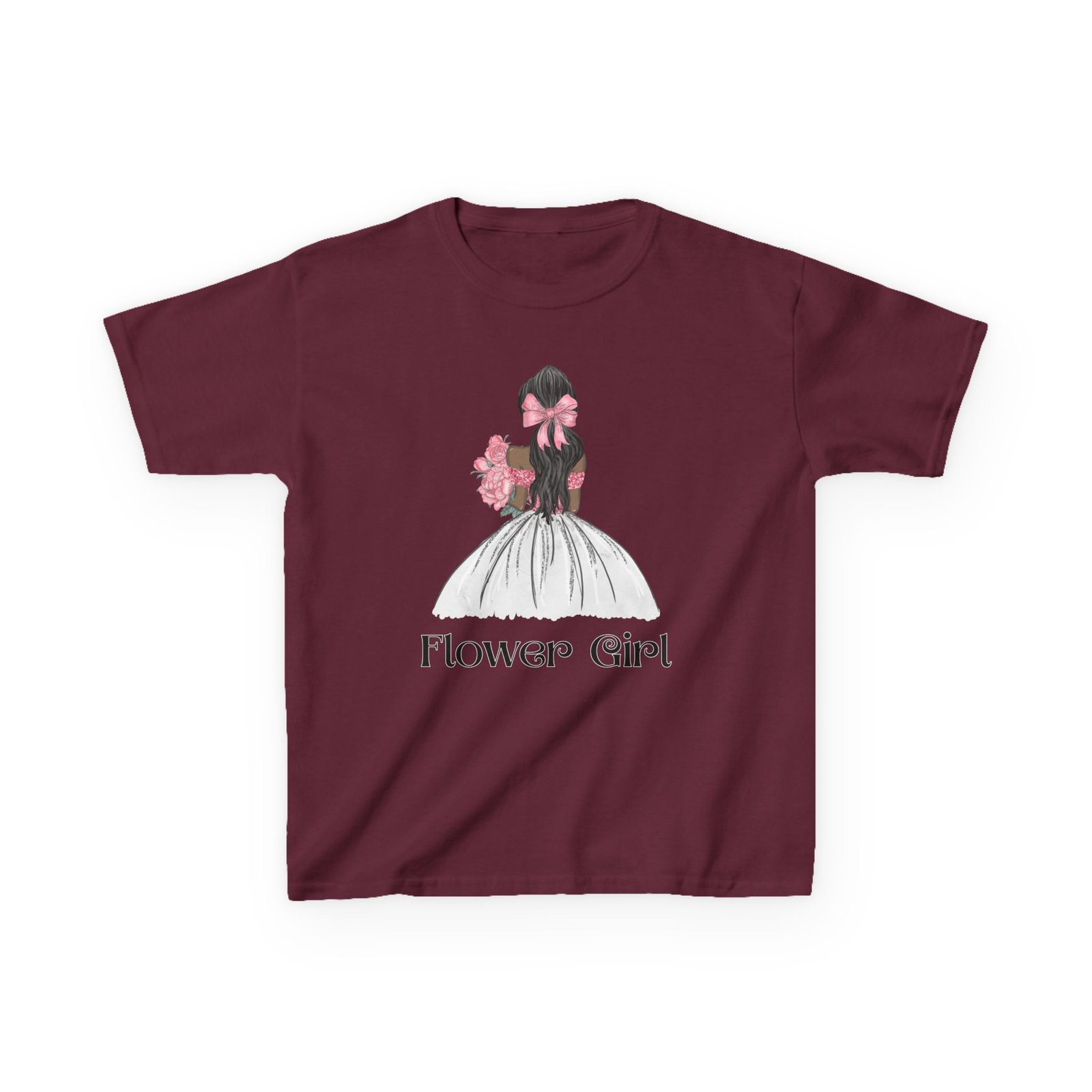 Flower Girl Kids Tee, Cute Floral T-Shirt for Flower Girls, Wedding Apparel, Toddler Gift, Birthday Outfit, Spring Fling Top - Image 25