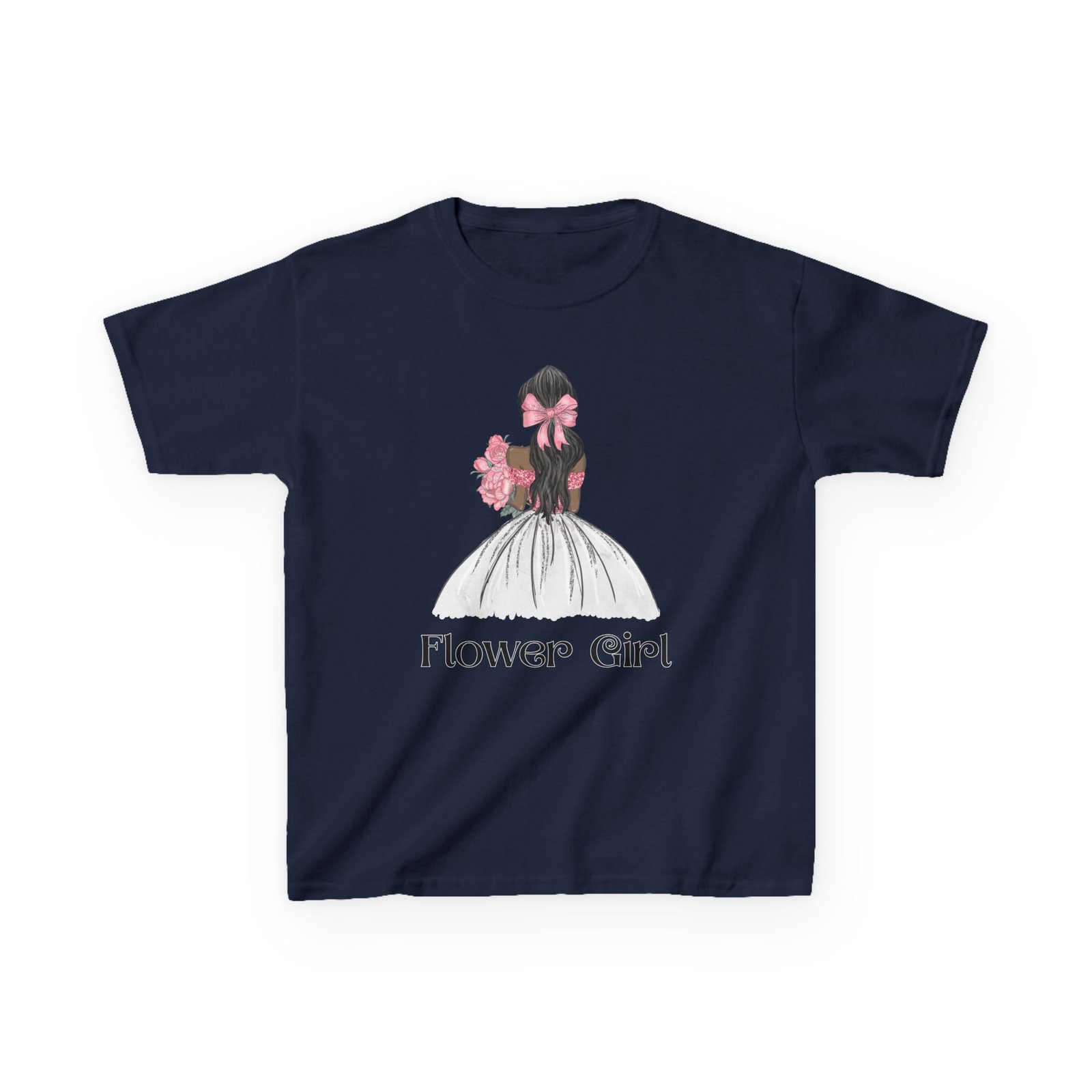 Flower Girl Kids Tee, Cute Floral T-Shirt for Flower Girls, Wedding Apparel, Toddler Gift, Birthday Outfit, Spring Fling Top - Image 61