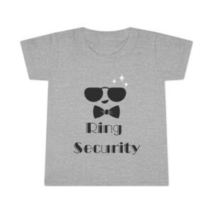 Toddler Security T-Shirt, Funny Toddler Tee, Kids Birthday Gift, Toddler Outfit, Baby Shower Gift, Little Ring Bearer Shirt