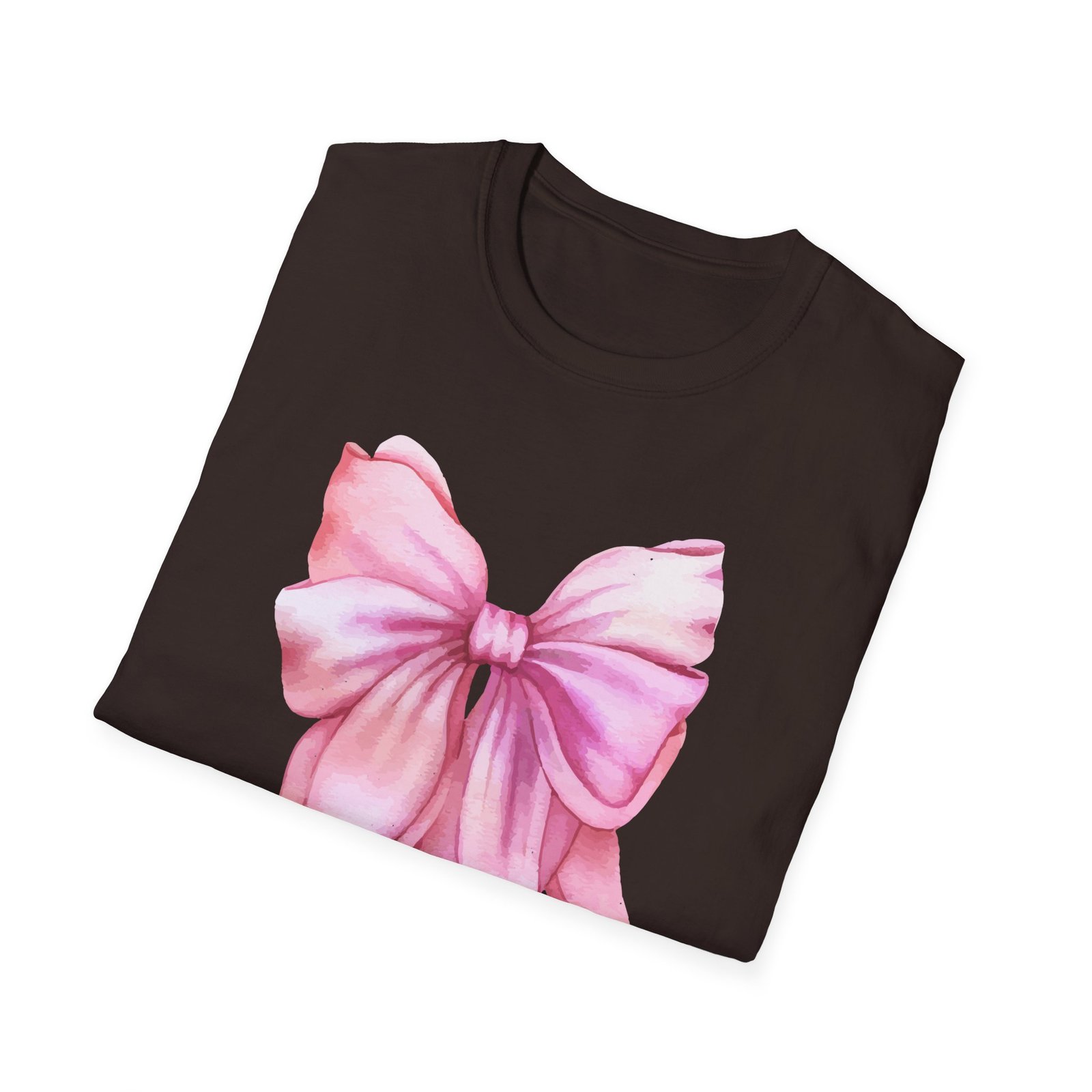 Thankful & Grateful Bow T-Shirt, Unisex Softstyle Tee, Thanksgiving Gift, Fall Apparel, Cute Casual Wear, Gratitude Shirt - Image 16
