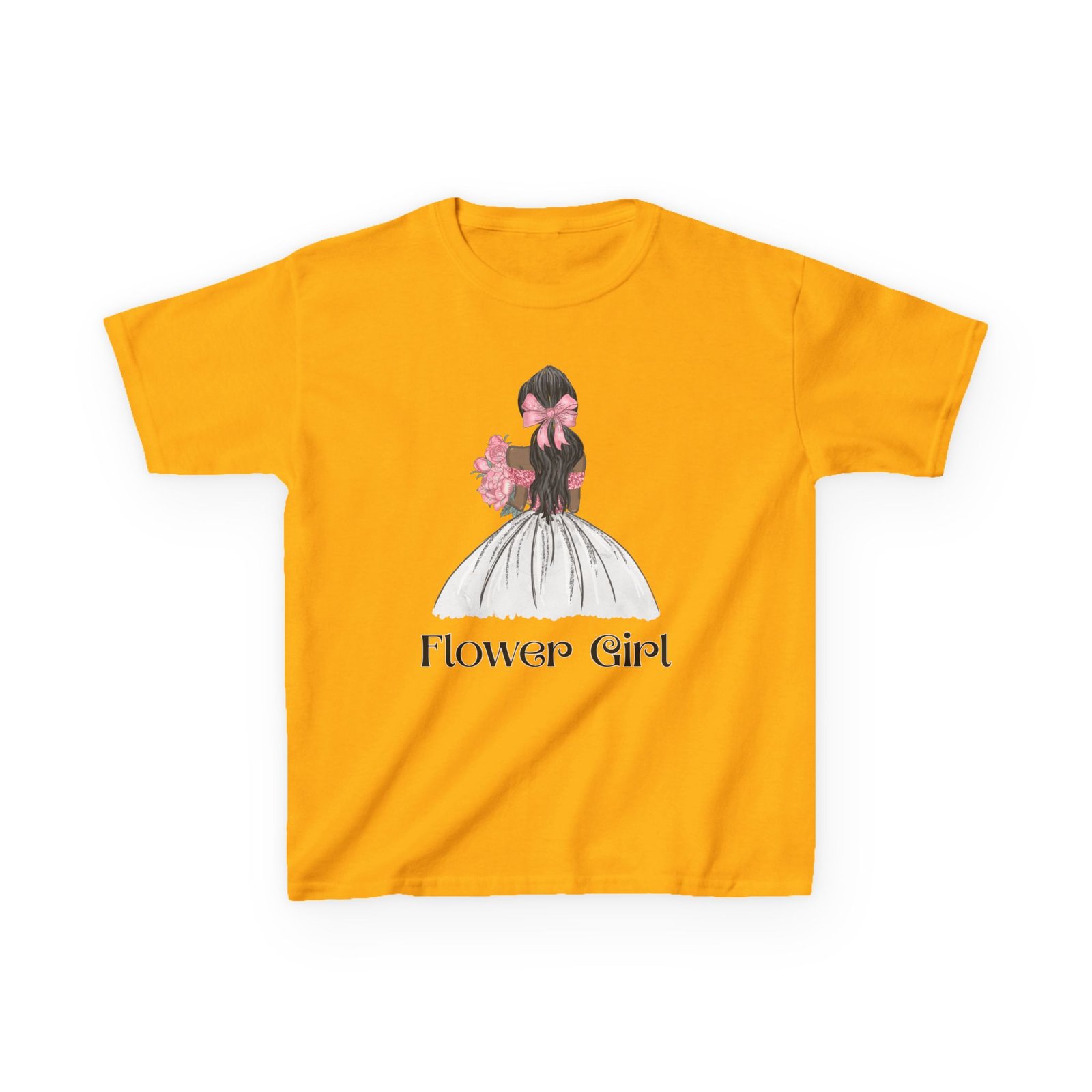 Flower Girl Kids Tee, Cute Floral T-Shirt for Flower Girls, Wedding Apparel, Toddler Gift, Birthday Outfit, Spring Fling Top - Image 13