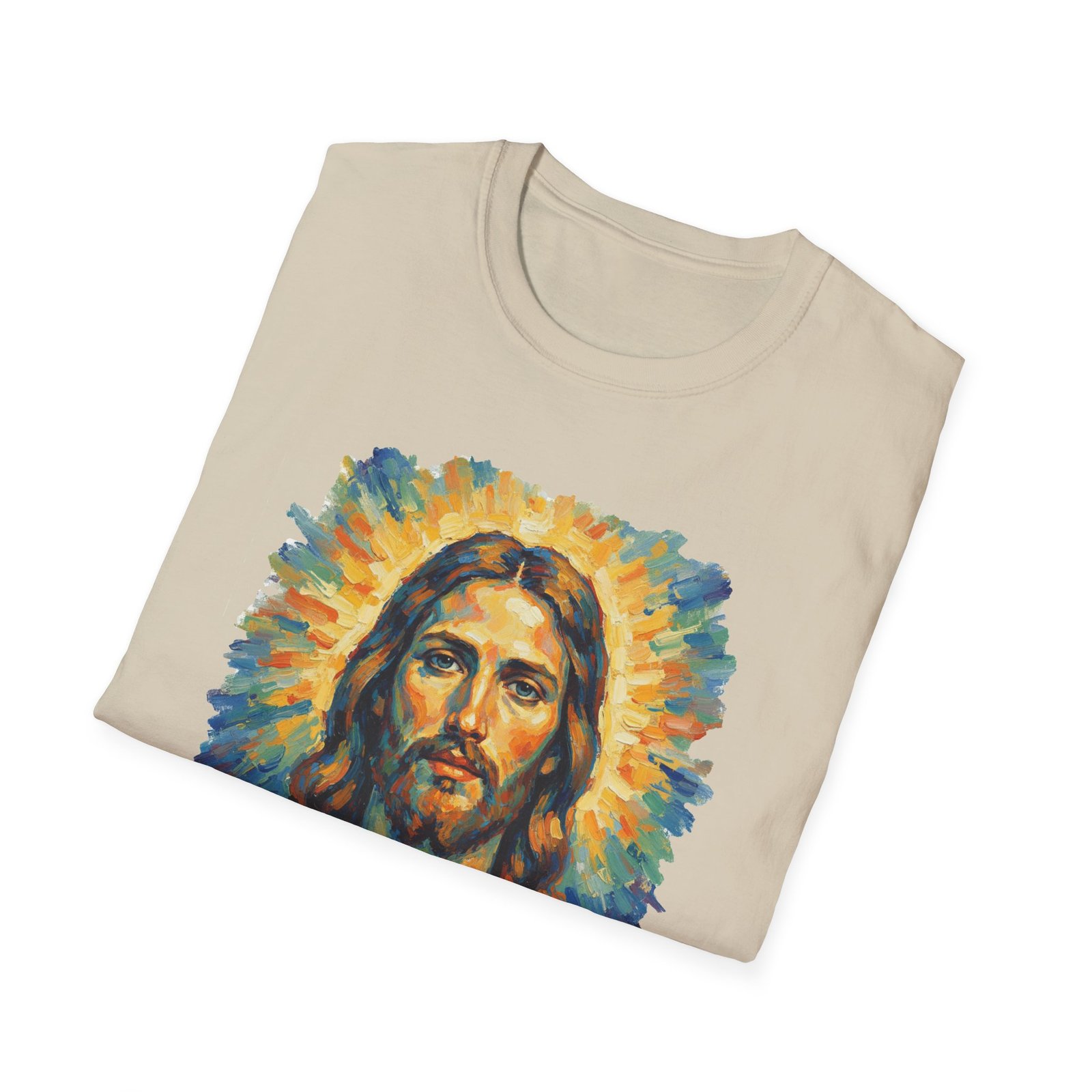 Jesus Christ Graphic Tee, Unisex Softstyle T-Shirt, Faith Apparel, Inspirational Gift, Religious Top - Image 8