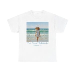 🌹 Peace Beyond Understanding Tee | Philippians 4:7 | Faith + Strength, Top for Women, Casual Wear, Gifts for Beach Lovers, Vacay Essentials