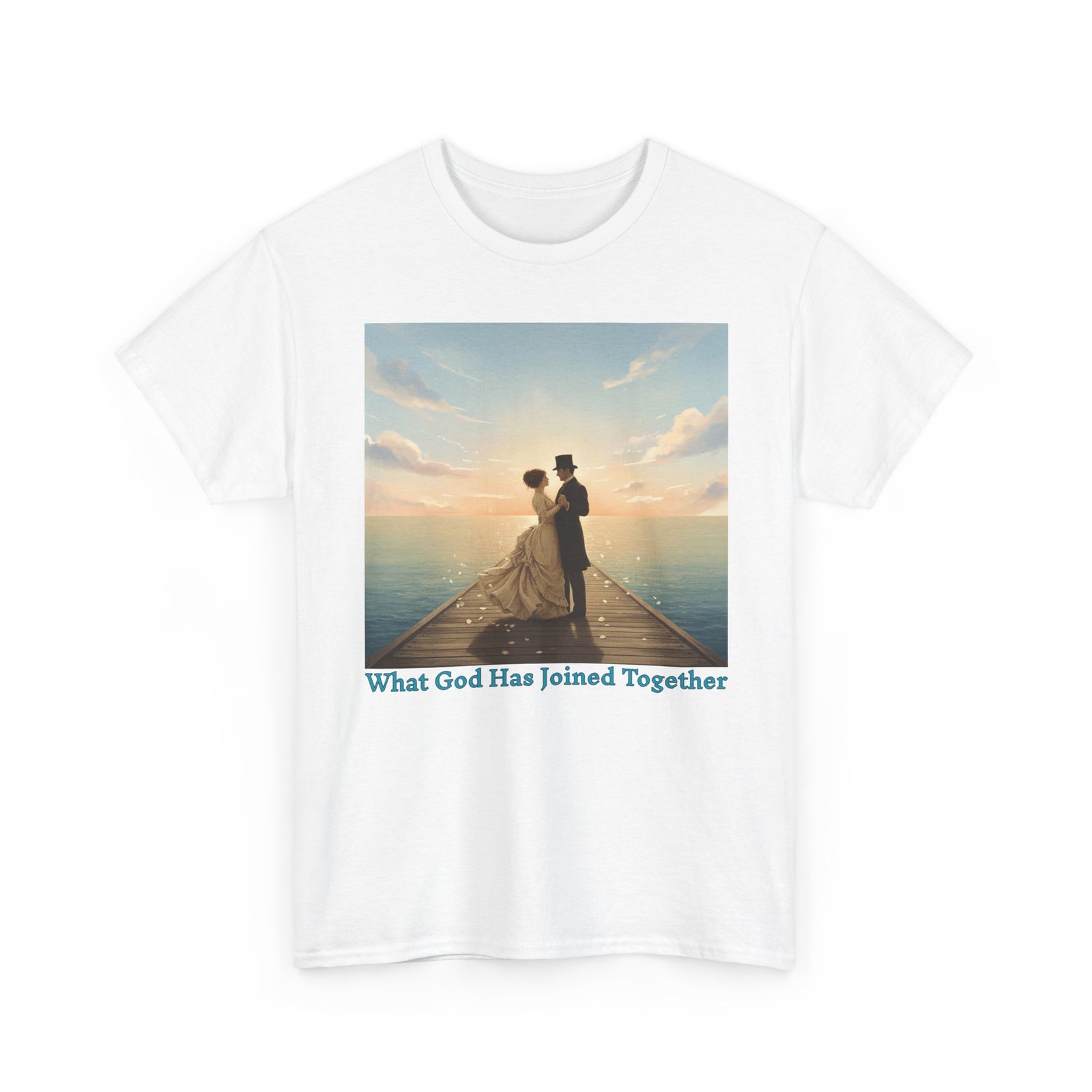 Let Your Light Shine Christian Tee – Romantic Seaside Art Style, Inspirational Unisex Shirt, Faith-Based Gift, Beach Vibes Summer Top - Image 3